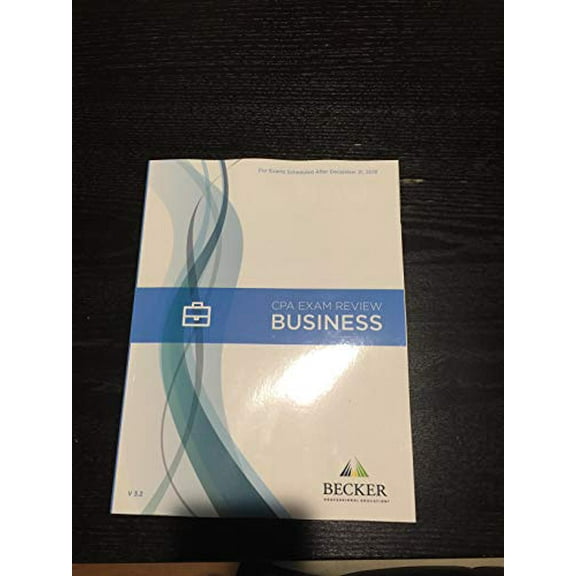Pre-Owned Becker Professional Education CPA Exam Review - V 3. 2 Business Textbook (Paperback) 9781943628704