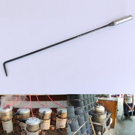 Fire Pit Poker Moaere Fire Poker Pit Stick Outdoor Camping Fireplace Tool 20'' Steel Ash Rake for Fire Pit ()
