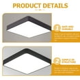 thumbnail image 3 of BESTYASH Modern Led Flush Mount Ceiling Light Fixture Square Design For Living Bedroom Balcony Office Stylish Lighting, 3 of 8