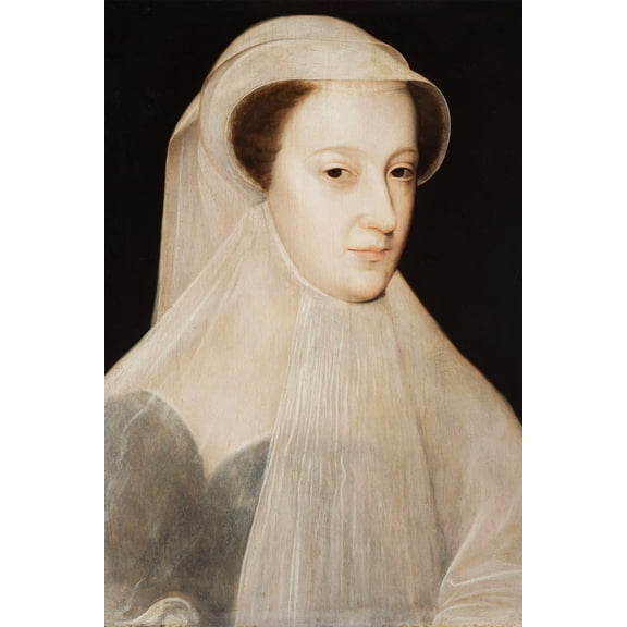 24x36 gallery poster, Mary Queen of Scots Portrait by Francois Clouet, 1560