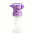 thumbnail image 2 of Tapa con pajita para botella de agua con compartimento de almacenamiento | Tapa antiderrame para boquilla | Tapa portátil para botellas de tamaño estándar, 2 of 5