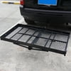 300kg Foldable Durable Hitch Mounted Wheel Chair Carrier Mobility Scooter Ramp Rack Baby Carriage Puller