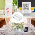 thumbnail image 5 of Uxcell 5Pcs 30 x 20 mm Acrylic Place Card Holders Clear Card Holder Stand Clear, 5 of 5