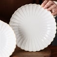 thumbnail image 3 of Ceramic Plate Household White Tableware Restaurant Kitchen Round Dining Plate Dinner Salad Dessert Plate Solid Color Deep Dish Plate Flat Plate, 3 of 5