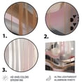 thumbnail image 3 of Designart "Chaos in Rose Gold Circles I" Modern Shapes Transitional Metal Wall Decor, 3 of 5