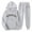 Light Gray, variant on Jogging Suits for Men 2 Piece Set Casual Running Hoodie Sweatshirt and Joggers Sweatpants Sets Letter Graphic Pullover Suits Clothes Outfits Black L