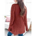 thumbnail image 2 of Haute Edition Women's Cable Knit Button Up Sweater Cardigan, 2 of 3