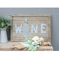 thumbnail image 1 of Parisloft Enseigne Murale en Vin Encadrée en Bois Vieilli, 1 of 7