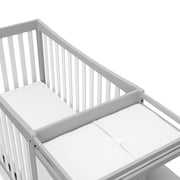 Graco Remi 4-in-1 Convertible Baby Crib and Changer, White