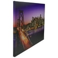 thumbnail image 4 of LED Lighted Famous San Francisco Oakland Bay Bridge Canvas Wall Art 15.75" x 23.5", 4 of 6