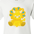 thumbnail image 4 of Inktastic Cute Yellow Dinosaur, Baby Dino, Triceratops Youth T-Shirt, 4 of 5