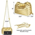 thumbnail image 5 of HMSHA Small Crossbody Bag For Women Trendy.Dumpling Bag Clutch Purse For Women Evening Bag Cloud Purse Vegan Leather Hobo Bag, 5 of 7
