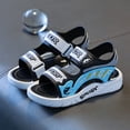 thumbnail image 5 of Karoyedx Toddler Sandal Kids Boys Summer Sports Sandals Hiking Beach Outdoor Open toe Sports Sandals for Kids Green Size,8, 5 of 7