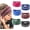 No2(paisley 6 pcs), variant on Wide Headbands for Women No Slip Boho Headband Solid Bandana bands Elastic Yoga Workout Bands Running Turban Knotted Headwraps,Pack of 6