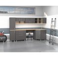 thumbnail image 4 of Pemberly Row 7-Piece Engineered Wood Corner Garage Cabinet Set in Gray, 4 of 8