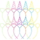 thumbnail image 1 of 10 piezas de aros de pelo de unicornio para cosplay, decoración para fiesta de disfraces, suministros para fiesta de Halloween, 1 of 6