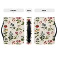 thumbnail image 4 of HELLHERO Vintage Floral Bible Bag with Durable Zipper, PU Leather Protective Bible Case for Church and Daily Bible Study, 4 of 12