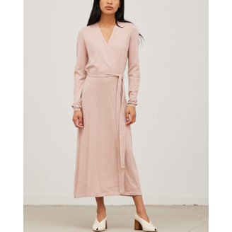chinese dress ladies Rove Linen-Cotton Midi Dress - Back Ties