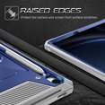 thumbnail image 4 of Fintie Shockproof Case for Samsung Galaxy Tab S10 Lite/ S10 FE/ S9 FE 5G 10.9 Inch/Tab S9 11 Inch, Tuatara Rugged Unibody Hybrid Bumper Kickstand Cover Built-in Screen Protector, Navy, 4 of 11