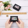 thumbnail image 2 of Craft Paper boxes with Windows Rectangle Black 6.2x8.7x3cm, 2 of 9