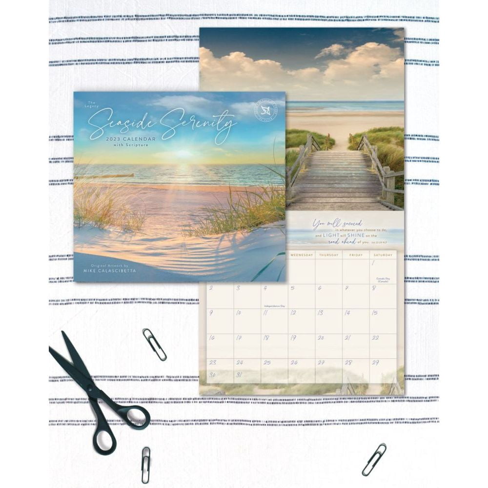 Legacy Publishing Group, Seaside Serenity 2023 Wall Calendar - Walmart.com