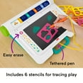 thumbnail image 5 of Fisher-Price Learn & Doodle Desk, Mess-Free Writing & Drawing Tablet with LCD Screen for Children, 5 of 8