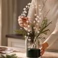 thumbnail image 3 of Crystal Christmas Tree Pick with Clear Acrylic and Floral Wire Stems, 12 Inch, White and Silver, for Christmas Tree and Wedding Decor, Decoration, 3 of 3