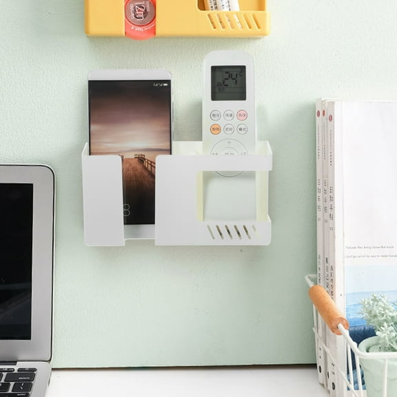 WHAMVOX 1Set Wall Mounted Phone Holder for Home Use in 6.68x3.14x1.38in Size