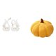 thumbnail image 1 of Elegante escultura de cisne y calabaza de cerámica, cojín decorativo para estantería, armario, sofá o dormitorio., 1 of 8