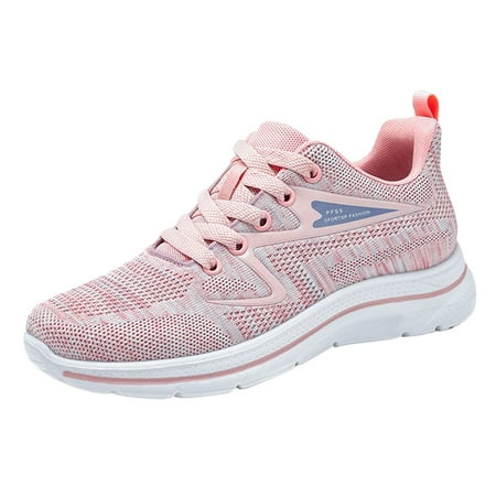 

dmqupv Women Sneakers Size 12 Fashion Summer And Autumn Women Sneakers Flat Lightweight Womens Sneakers Wide Width Pink 8