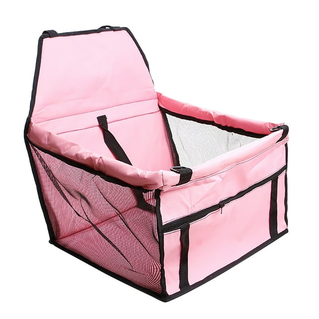 Siège Auto Imperméable pour Chien - Maille PVC, Capacité de 5kg, Installation Facile avec Poches de Rangement, Sécurité de Voyage