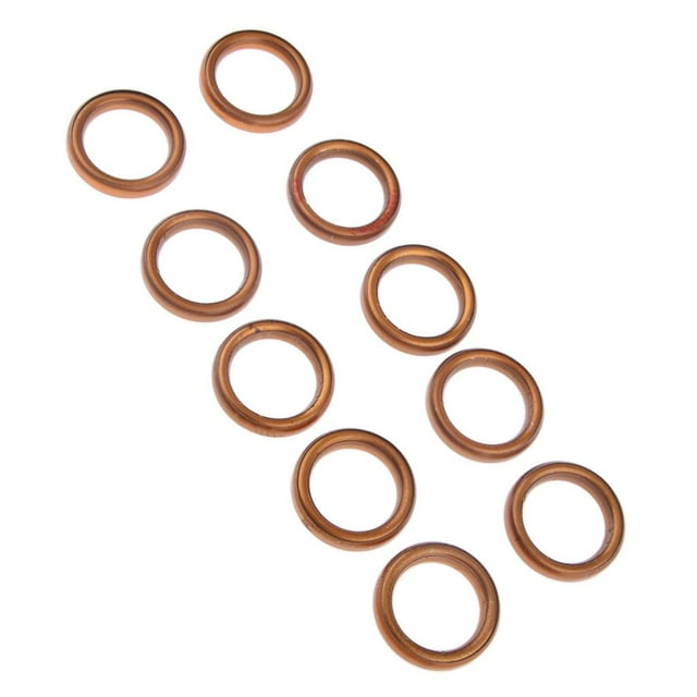 10 Piezas Junta Tubo Junta Tubo Silenciador Anillo Junta Goma Tubo Material Hierro Adecuada para Scooter Motocicleta Reparación