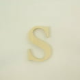thumbnail image 2 of Package of 1, 14 Inch X 1/2" Thickness Baltic Birch Wood Letter s in The Times New Roman Font, Thick, Lower Case for Art & Craft Project, Made in USA, 2 of 4