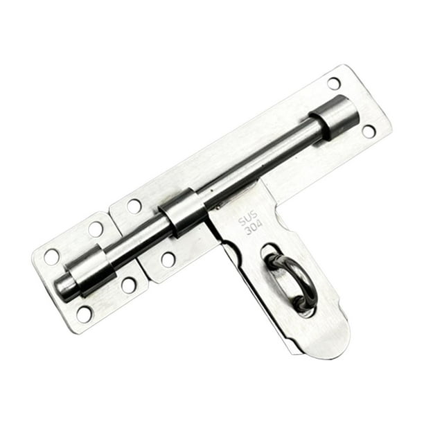 Pestillo de seguridad para puerta de 4 piezas, de acero inoxidable, para sala de estar 14cm
