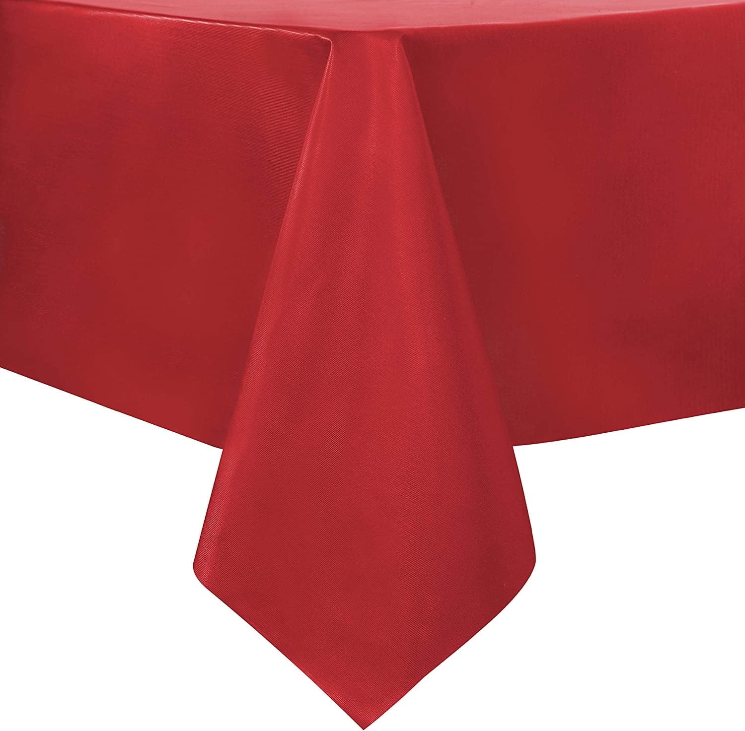 Sancua Nappe Carrée En Polyester Lavable, Résistante Aux Taches Et Aux Plis, Pour Table à Manger, Buffets Et Camping, Noir, 137 X 137 Cm