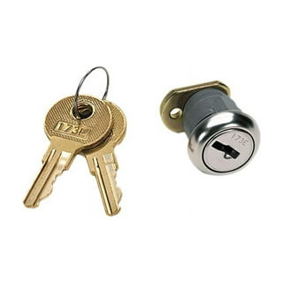 File Cabinet Lock Secure Drawer Lock Brass File Safety Lock Replacement, Adult Unisex, Size: 10x5x3CM