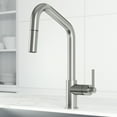thumbnail image 4 of VIGO Utopia 14 in. H Single Handle Pull-Down Sprayer Kitchen Bar Faucet in Stainless Steel, 4 of 15