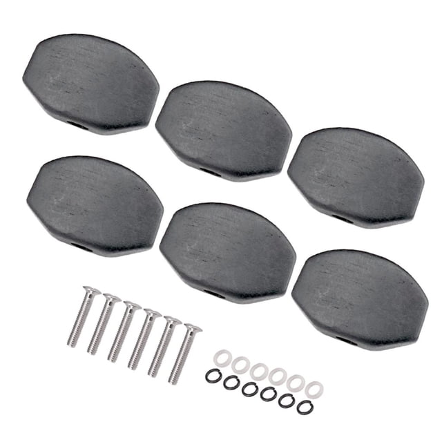 6 Piezas de Clavijas de Afinación de , , con Tornillos, shamjiam Botón de clavija de afinación de la guitarra