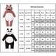 thumbnail image 4 of 0-18 Months Baby Boy Girl Bear/panda/elephant Onesie Hooded Romper Christmas Cosplay Costume Jumpsuit Gifts, 4 of 5