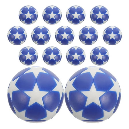 FRCOLOR 15 Pcs Desktop Soccer Accessories Table Game Supplies Backyard Kids Balls Baby Blue