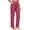 Pink, variant on Ghalytn Women's High Waist Straight Leg Golf Pants - 4 Button Stretch Quick Dry Trousers with Pockets for Outdoor Work