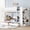 White, variant on Bunk bed for space optimization - Comes with clear assembly instructions