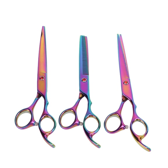 4 Pcs Professional Grooming Scissors Stainless Steel Dog Grooming Scissors Set for Small Pet