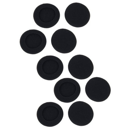 NICEXMAS 5Pairs Headphone Ear Pads Replacement Soft Foam Cushions Compatible with Akg K416p Black