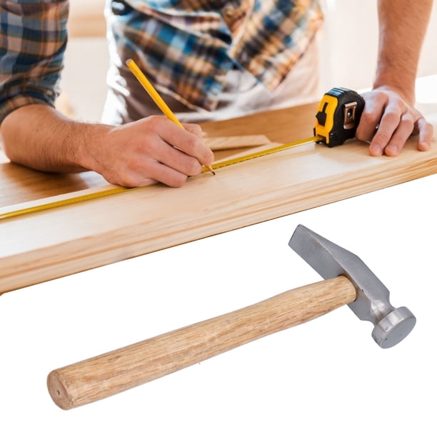 Hammer de Zapatos, Martillo de Cuero Hammer Pequeño de Madera de Artesanía para reparador