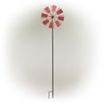 thumbnail image 3 of Alpine Corporation Metal Windmill Garden Stake, 52 Inch Tall, Red, KIY102RD, 3 of 11