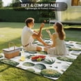 thumbnail image 4 of Modern Cactus Outdoor Rug for Patio/Deck/Porch, Non-Slip Large Area Rug 3 x 5 Ft, Spring Watercolor Country Green Plant Indoor Outdoor Rugs Washable Area Rugs, Reversible Camping Rug Carpet Runner, 4 of 8