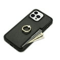 thumbnail image 4 of Leather wallet card slot phone case for iPhone 16 ring holder stand cover, 4 of 10