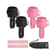 thumbnail image 1 of 4pzs Grilletes Para Tobillo Con Talonera Duo Belug Rosa y Negro, 1 of 5