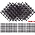 thumbnail image 1 of 50 Pcs Flower Pot Hole Mesh Pad 45x1.5mm Round Bottom Grid Mat Drainage Plant, 1 of 9